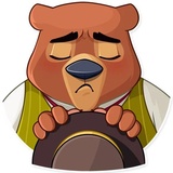 Todd Bear WhatsApp Sticker #16