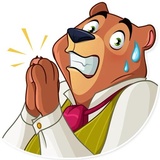 Todd Bear WhatsApp Sticker #19