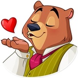 Todd Bear WhatsApp Sticker #2