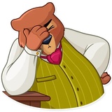 Todd Bear WhatsApp Sticker #25