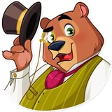 Todd Bear WhatsApp Sticker #5