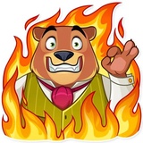 Todd Bear WhatsApp Sticker #8