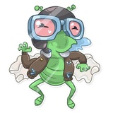 Top Fly WhatsApp Sticker #17