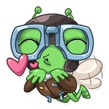 Top Fly WhatsApp Sticker #2