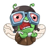 Top Fly WhatsApp Sticker #23