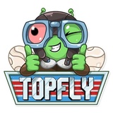 Top Fly WhatsApp Sticker #3