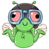 Top Fly WhatsApp Sticker #6
