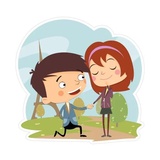 Travelling with love WhatsApp Sticker #16