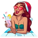 Tropical Holidays WhatsApp Sticker #25