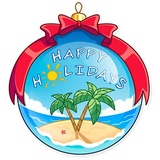 Tropical Holidays WhatsApp Sticker #30
