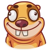 Troy Beaver WhatsApp Sticker #11