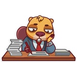 Troy Beaver WhatsApp Sticker #12