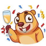 Troy Beaver WhatsApp Sticker #19