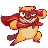 Troy Beaver WhatsApp Sticker #21