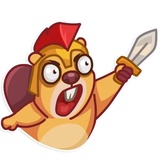 Troy Beaver WhatsApp Sticker #23