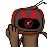 TV Head WhatsApp Sticker #11
