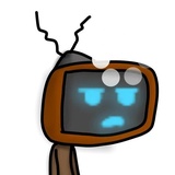 TV Head WhatsApp Sticker #13
