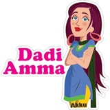 Types of Girl WhatsApp Sticker #11