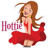 Types of Girl WhatsApp Sticker #20