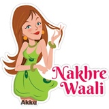 Types of Girl WhatsApp Sticker #26