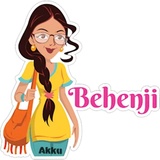 Types of Girl WhatsApp Sticker #5