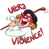 Ultra Violence WhatsApp Sticker #7