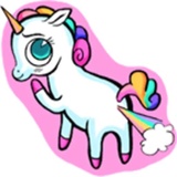Ulysses S Unicorn WhatsApp Sticker #6
