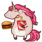 Stella the Unicorn WhatsApp Sticker #13