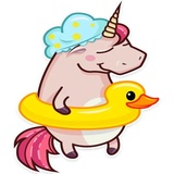 Stella the Unicorn WhatsApp Sticker #16