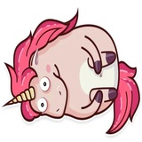 Stella the Unicorn WhatsApp Sticker #18