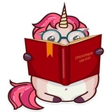 Stella the Unicorn WhatsApp Sticker #19