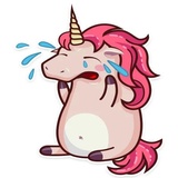 Stella the Unicorn WhatsApp Sticker #21