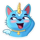 Unicot WhatsApp Sticker #23