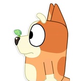 Unofficial Bluey WhatsApp Sticker #15