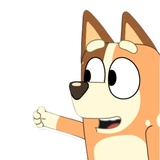 Unofficial Bluey WhatsApp Sticker #21