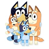 Unofficial Bluey WhatsApp Sticker #23