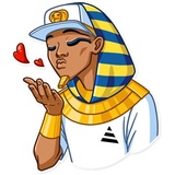 Pharaoh Vadidas WhatsApp Sticker #2