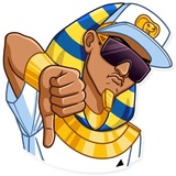 Pharaoh Vadidas WhatsApp Sticker #26