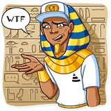 Pharaoh Vadidas WhatsApp Sticker #27
