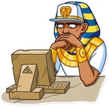 Pharaoh Vadidas WhatsApp Sticker #7