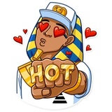 Pharaoh Vadidas WhatsApp Sticker #8