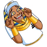 Pharaoh Vadidas WhatsApp Sticker #9