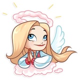 Vaper Girl WhatsApp Sticker #18