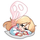 Vaper Girl WhatsApp Sticker #7