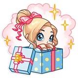 Vaper Girl WhatsApp Sticker #8