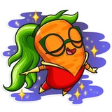 The Vegan Six WhatsApp Sticker #12