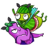 The Vegan Six WhatsApp Sticker #13