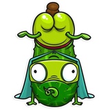 The Vegan Six WhatsApp Sticker #17