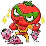 The Vegan Six WhatsApp Sticker #18