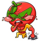 The Vegan Six WhatsApp Sticker #27